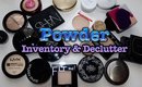 Powder Inventory & Declutter