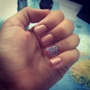 Girly simple nails