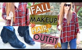 Get Ready With Me! Fall Makeup, Hair + Outfit || Kristen Kelley