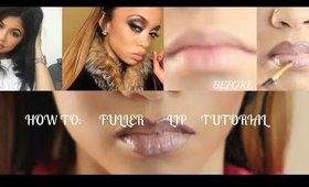 Tutorial|Creating a fuller lip, OVER Drawn lips||Kylie Jenner lip|survivingbeauty2