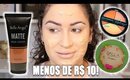 FIZ UMA MAKE SÓ COM PRODUTOS DE MENOS DE R$ 10,00 E TO INCRÉDULA!