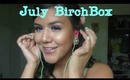 July BirchBox - Glamour 2012
