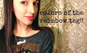 colors of the rainbow tag!