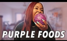 I ONLY ATE PURPLE FOODS FOR 24 HOURS CHALLENGE