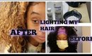 How To Lighten SUPER Tight Curls (Her Given Hair)
