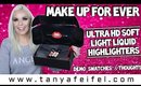 Make Up For Ever Ultra HD Soft Light Liquid Highlighters | Demo, Swatches, & Thoughts | Tanya Feifel