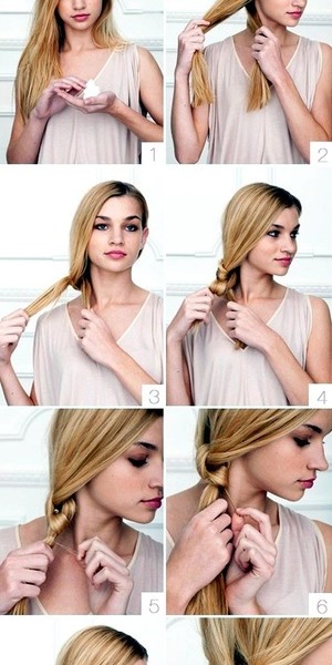 This is a great way to spice up your average boring ponytail! <3