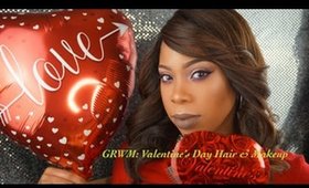 GRWM Valentine's Day Hair & Makeup
