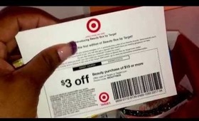 Target beauty box opening