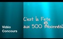 Vidéo Concours + de 500 Abonnés / Miss Coquelicot