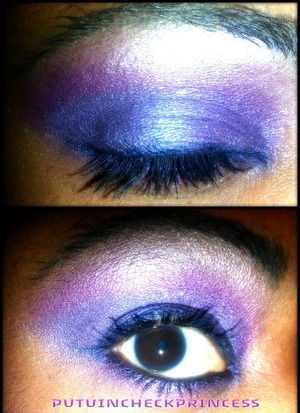 Dazzling Purple Party Eye!