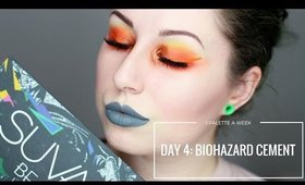 SUVA BEAUTY CUPCAKES & MONSTERS - DAY 4: BIOHAZARD CEMENT | 1 PALETTE FOR A WEEK