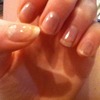 clear shiny nails