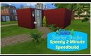 TS4 2 Minute Speedy Speedbuild LA Starter Studio