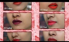 L'Oréal Paris Rouge Signature Liquid Lipsticks Review  & Swatch ||  SuperWowStyle Prachi