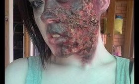Half Burnt Face SFX Makeup (Beginner's SFX Tutorials)