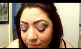 Pale pink & brown eyeshadow tutorial!