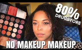 80% DRUGSTORE No Makeup Makeup Look using TatiBeauty Textured Neutrals Palette