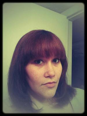 This was the first time I've had bangs in my life.