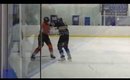 Cullen Eddy vs Rod Sarich hockey 'fight' at charity game