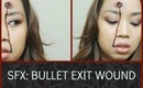 Bullet Exit Wound Special Effectes Makeup - xogoxo