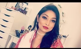দূর্গা পূঁজার সাজ  ২০১৭ || বাংলায়  || Navratri/Durga Puja 2017 || Affordable, Drugstore makeup ||