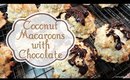 Coconut Macaroons with Chocolate| tanishalynne