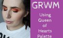get ready with me queen of hearts palette project pan chit chat grwm