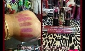 Fave Fall Lippies (COLLAB with BeautyByMel)  2014