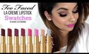 Too Faced La Creme Lipstick Swatches | Spring Collection