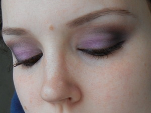 Soft purple smokey eye using NYX S104 (Every Color Imaginable Palette)