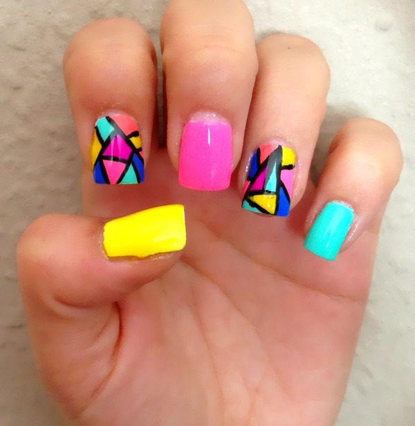 Stained Glass Nails | Cassie C.'s Photo | Beautylish