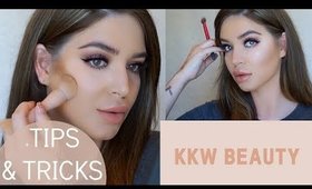 KIM KARDASHIAN KKW BEAUTY POWDER CONTOUR & HIGHLIGHT KIT  / DEMO REVIEW