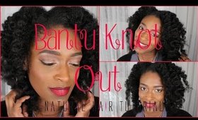 Bantu Knot Out on Old &  Stretched Natural Hair l TotalDivaRea