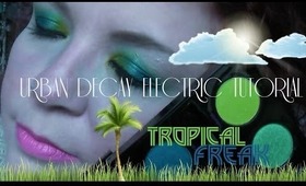 Tropical Freak Tutorial - UD Electric Palette