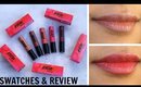NYKAA Paintstix Lipstick REVIEW/SWATCHES on Brown Indian Skintone | Stacey Castanha | 5 Shades