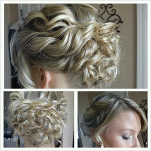 Prom hair I did on my sister!
