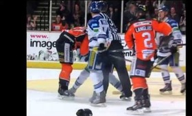 Chris Blight vs Steven Chalmers Fight - Sheffield Steelers vs Coventry Blaze