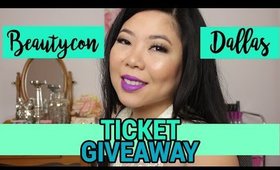 OPEN Beautycon Dallas Ticket Giveaway 2016 | MakeupANNimal