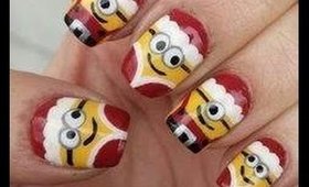 Cute & Easy Despicable Me Minion Holiday Nails