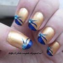 Blue and gold