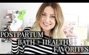 Postpartum Bath + Health Products for the Twins and Myself | Kendra Atkins