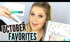 OCTOBER FAVORITES 2015