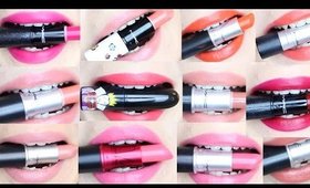 Full MAC Lipstick Collection & Swatches | Katie Snooks