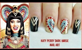 Katy Perry Dark Horse Nail Art Tutorial!