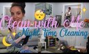 CLEAN WITH ME 2017 | Power Hour After Dark | Night Time Cleaning Routine | SAHM | KattieElyce