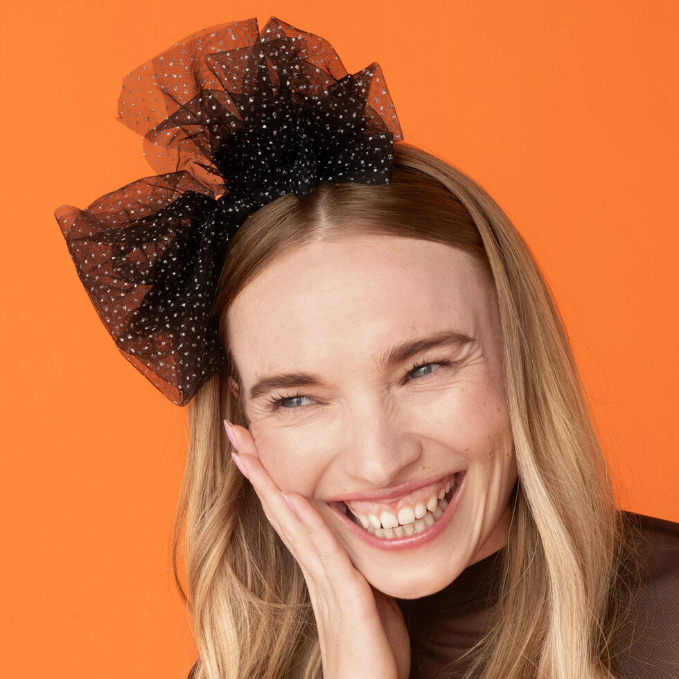 Kitsch Glitter Tulle Headband