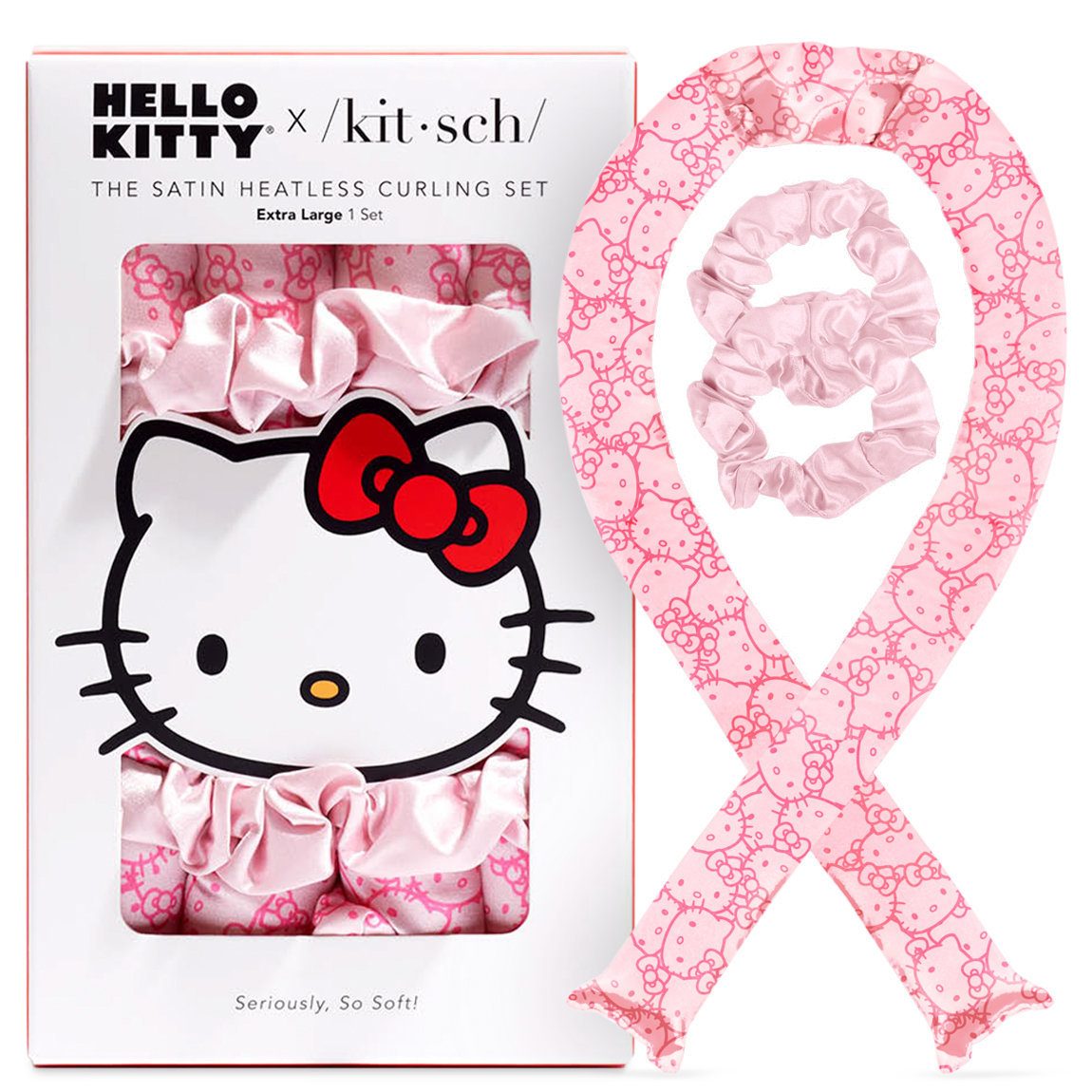 Kitsch Hello Kitty x Kitsch XL Heatless Curling Set | Beautylish