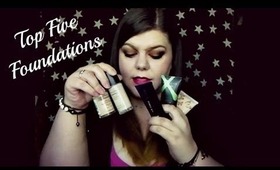 My Top Five Foundations | Melovemakeup.