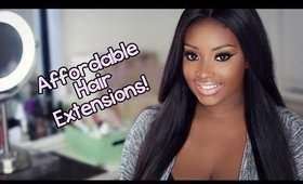 Bone Straight Affordable Hair Extensions! | My My My HAIR STORE | Makeupd0ll